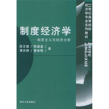 21世纪高等院校经济学专业系列教材：制度经济学