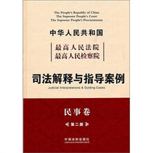 最高院 最高检司法解释与指导案例（民事卷）
