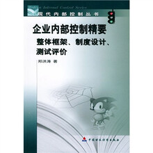 企业内部控制精要整体框架、制度设计、测试评价
