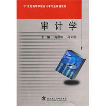 21世纪高等学校会计学专业规划教材：审计学