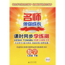 名师伴你成长·课时同步学练测：数学（7年级）（下册）（北师大版）