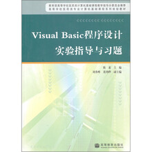 高等学校医药类专业计算机基础课程系列规划教材：Visual Basic程序设计实验指导与习题