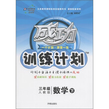 成功训练计划：3年级数学（下）（人教版）