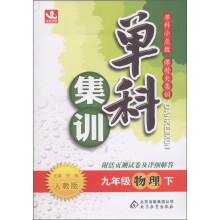 单科集训：9年级物理（下）（人教版）（附活页测试卷及详细解答）