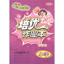 最新小学1课3练培优作业本：6年级数学（下）（配人教）