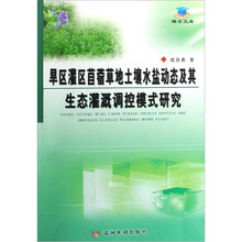旱区灌区苜蓿草地土壤水盐动态及其生态灌溉调控模式研究