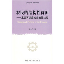 农民的结构性贫困：定县再调查的普遍性结论