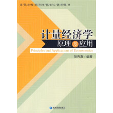 高等院校经济学类核心课程教材:计量经济学原理及应用