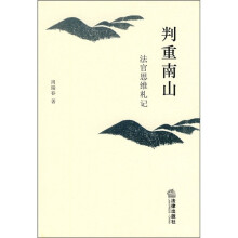 判重南山：法官思维札记