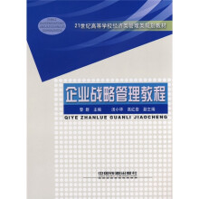 21世纪高等学校经济类管理类规划教材：企业战略管理教程（高）