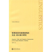 致使动词与致使结构的句法语义接口研究