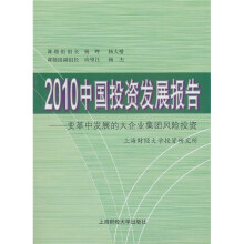 2010中国投资发展报告：变革中发展的大企业集团风险投资