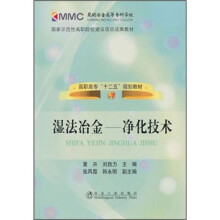 高职高专“十二五”规划教材·湿法冶金：净化技术