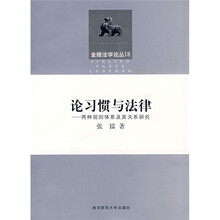 论习惯与法律：两种规则体系及其关系研究