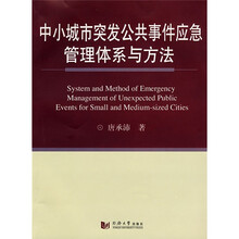 中小城市突发公共事件应急管理体系与方法