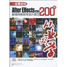 从业必学：一定要会的After Effects CS4影视特效实用设计技巧200例（附DVD光盘2张）