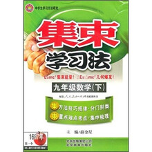 集束学习法:9年级数学(下)(配套人民教育出版社实验教科书)