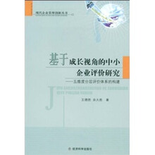 基于成长视角的中小企业评价研究