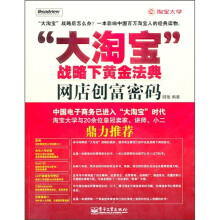 “大淘宝”战略下黄金法典：网店创富密码