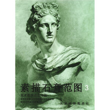 美术教学示范作品：素描石膏范图3