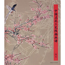 中国名花工笔线描画谱：梅花