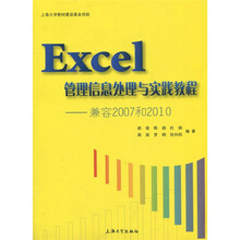 Excel管理信息处理与实践教程（兼容2007和2010）（附光盘1张）