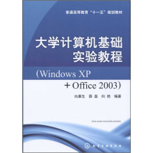 普通高等教育“十一五”规划教材：大学计算机基础实验教程（Windows XP+Office 2003）