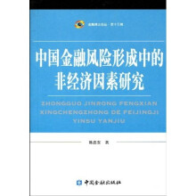 中国金融风险形成中的非经济因素研究
