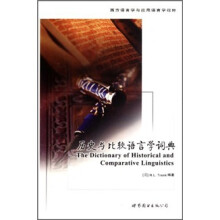 西方语言学与应用语言学视野：历史与比较语言学词典
