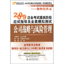轻松过关·2009年注会考试提高阶段应试指导及全真模拟测试:公司战略与风险管理