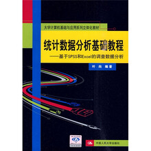 大学计算机基础与应用系列立体化教材·统计数据分析基础教程：基于SPSS和Excel的调查数据分析