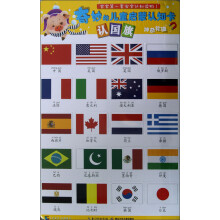 七彩童年·益智童书·奇妙的儿童启蒙认知卡：认国旗