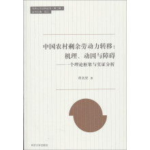 中国农村剩余劳动力转移·一个理论框架与实证分析：机理、动因与障碍