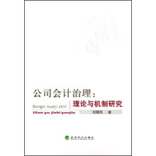 公司会计治理：理论与机制研究