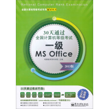 30天通过全国计算机等级考试:一级MS Office(2013版)