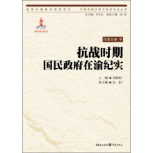 中国抗战大后方历史文化丛书：抗战时期国民政府在渝纪实