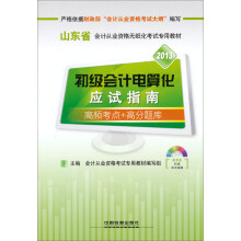 2013铁道版山东省会计考试专用教材：初级会计电算化应试指南（2013山东）（配光盘）