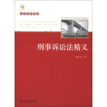 法学名师讲堂：刑事诉讼法精义