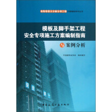 危险性较大分部分项工程方案编制系列丛书：模板及脚手架工程安全专项施工方案编制指南与案例分析（附光盘）
