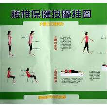 腰椎保健按摩挂图