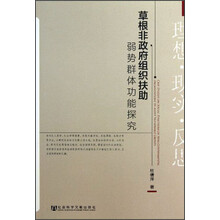 草根非政府组织扶助弱势群体功能探究