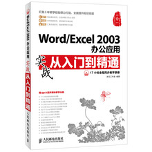 Word/Excel 2003办公应用实战从入门到精通（附DVD光盘1张）
