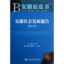 安徽社会发展报告(2013)