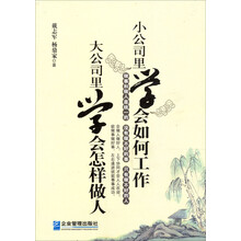 小公司里学会如何工作，大公司里学会怎样做人