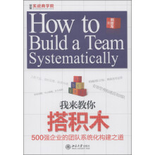 我来教你搭积木：500强企业的团队系统化构建之道