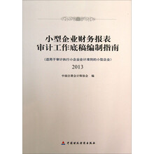小型企业财务报表审计工作底稿编制指南（适用于审计执行企业会计准则的小型企业）
