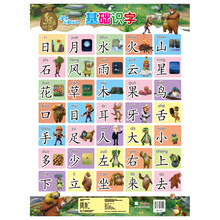 华图少儿·熊出没学前认知挂图：基础识字