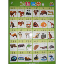 儿童启蒙学习双面挂图.动物世界.1/动物世界.2