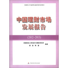 中国理财市场发展报告（2012-2013）