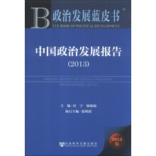 2013-中国政治发展报告-政治发展蓝皮书-2013版